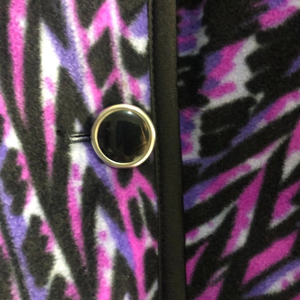 Vintage Bob Mackie Wearable Art Fleece - Picture 6 of 9
